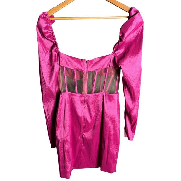 NBD Talulla Dress Fuchsia Size M NWT - Picture 6 of 8